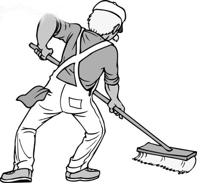 苦逼的员工上班还兼职保洁员 苦逼的员工上班还兼职保洁员